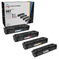 Compatible Canon 067 Toner Cartridge Set of 4 (Bk/C/M/Y)