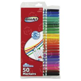 RoseArt SuperTip Washable Markers 100-Count Assorted Colors