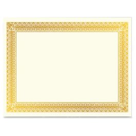 Gold Foil Certificate - LD Products