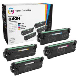 Canon 040 (BK, C, M, Y) Set of 4 Toners - LD Products