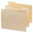 Business Source 1/3 Cut 1-ply Top Tab Manila Folders - 100 per Box