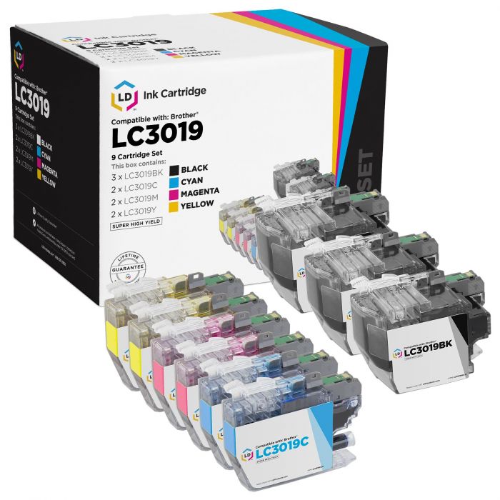 expositie Ook Roeispaan Economic 9-Cartridge Brother LC3019 Ink Set - Best Value Product - LD  Products