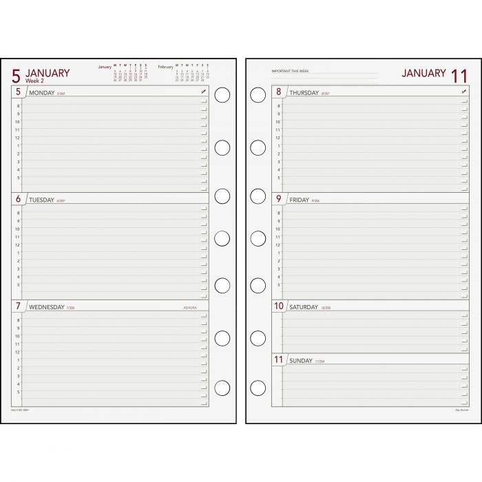 Day Runner Express Dated Planner Refill LD Products