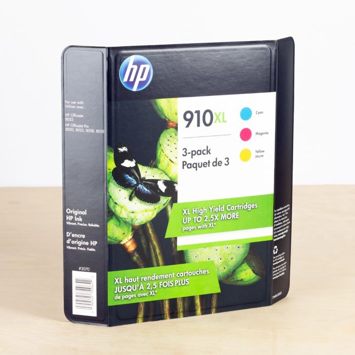 Oem Hp 910xl Hy Color Ink Cartridge 3 Pack 3ym86bn Ld Products 9943