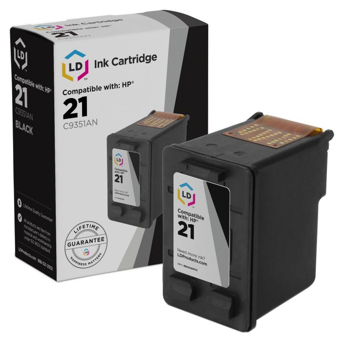 Voorverkoop stromen schakelaar HP 21 Black Ink (C9351AN) Replacement Cartridges - Low Cost, Top-Rated! -  LD Products