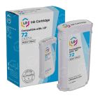 LD Remanufactured HY Cyan Ink Cartridge for HP 72 (C9371A)