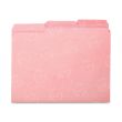 Smead Interior Folder - 100 per box Letter - 8.50" x 11" - Pink