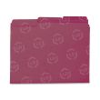 Smead Interior Folder - 100 per box Letter - 8.50" x 11" - Maroon