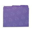 Smead Interior Folder - 100 per box Letter - 8.50" x 11" - Purple