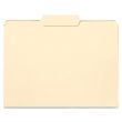 Smead Top Tab File Folder - 8.50" x 11" - 1/3 Tab Cut on Center - Manila - 100 / box