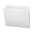 Smead Colored File Folder - 100 per box Letter - 0.75" Expansion - 11 pt. - White