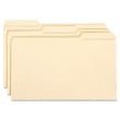 Smead Manila File Folder - 100 per box Legal - 8.50" x 14" - 1/3 Tab - Manila