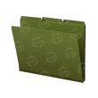 Smead Colored Pressboard Folder - 8.50" x 11" - Green