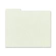 Smead 1/3 Cut Pressboard Self Tab Guides - 50 per box Blank - 8.5" x 14" - Gray, Green Divider