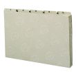 Smead Pressboard Daily File Guides - Gray, Green Divider