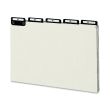 Smead A-Z Flat Pressboard Metal Tab File Guide - 25 per set Printed A - Z - Gray