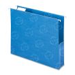 Smead Hanging Pocket - 8.50" x 11" - Sky Blue, Clear