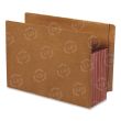 Smead TUFF Pocket End Tab File Pocket - 8.50" x 11" - Redrope - Brown