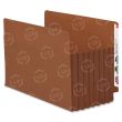 Smead TUFF Pocket End Tab File Pocket - 5 per box Legal - 8.50" x 14" - 7" - Redrope - Brown