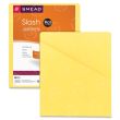 Smead Slash Jacket - 25 per pack Letter - 8.50" x 11" - 25 / Pack - 11 pt. - Yellow