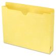 Smead Colored File Jacket - 50 per box Letter - 8.50" x 11" - 2" Expansion  -  11 pt. - Yellow