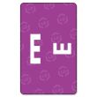 Smead AlphaZ ACCS Color Coded Alphabetic Label 1" Width x 1.62" Length - Purple