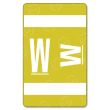 Smead AlphaZ ACCS Color Coded Alphabetic Label - 1" Width x 1.62" Length - Yellow