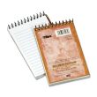 Tops Second Nature 1-Subject Notebook - 50 Sheet - Narrow Ruled - 3" x 5"