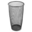 Safco Round Mesh Wastebasket