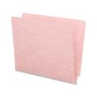 Smead Shelf-Master End Tab Colored Folder - 100 per box - 8.5" x 11" - Pink