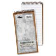 Tops Recycled Steno Book - 70 Sheet - Gregg Ruled - 4" x 8" -  White Paper