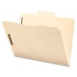 Smead SuperTab Fastener Folder - 50 per box Legal - 8.50" x 14" - Manila