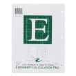 Roaring Spring Engineering Pad - 100 Sheet - Quad Ruled - Letter - 8.50" x 11"