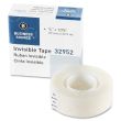 Business Source Invisible Tape - 1 per roll