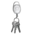 Tatco Reel Key Chain with Chrome Carabiner - 6 Per Pack