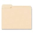 Business Source Manila Top Tab File Folders - Tab Cut on Left