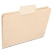 Smead SuperTab Heavyweight Folder - 50 per box Letter - 8.50" x 11" - Manila