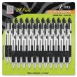 Zebra Z-Grip Retractable Ballpoint Pen, Black - 24 Pack