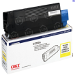 Okidata OEM 43034801 Yellow Toner 