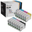 Remanufactured T098 13 Piece Set of Ink for Epson