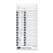 Lathem Universal Weekly Time Card - 100 per pack