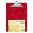 Nature Saver Recycled Clipboard, Red