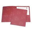 Double Pocket Portfolio Letter - 8.5" x 11" - 0.68" Expansion - Red