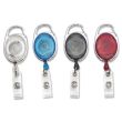 Advantus Retractable Carabiner-Style Badge Reel - 20 per pack