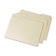 Interior Height Top Tab File Folder Letter - 8.5" x 11" - 1/3 Tab Cut - 11pt. - Manila