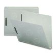 Nature Saver Pressboard Fastener Folder - Pressboard - Gray