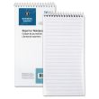 Business Source Coat Pocket-size Reporter Notebook - 70 Sheet - Gregg Ruled - 4" x 8"