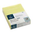 Business Source Memorandum Pad - 12 per dozen - Wide Ruled - Letter - 8.50" x 11" - Canary