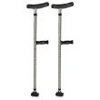 Medline Universal Single Tube Crutch - 1 pair