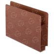 TOPS Extra Heavy Duty Expanding File Pockets - 5.25" Expansion - Wood - Red Fiber